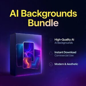 AI Backgrounds Bundle | High-Quality AI Generated Backgrounds Pack