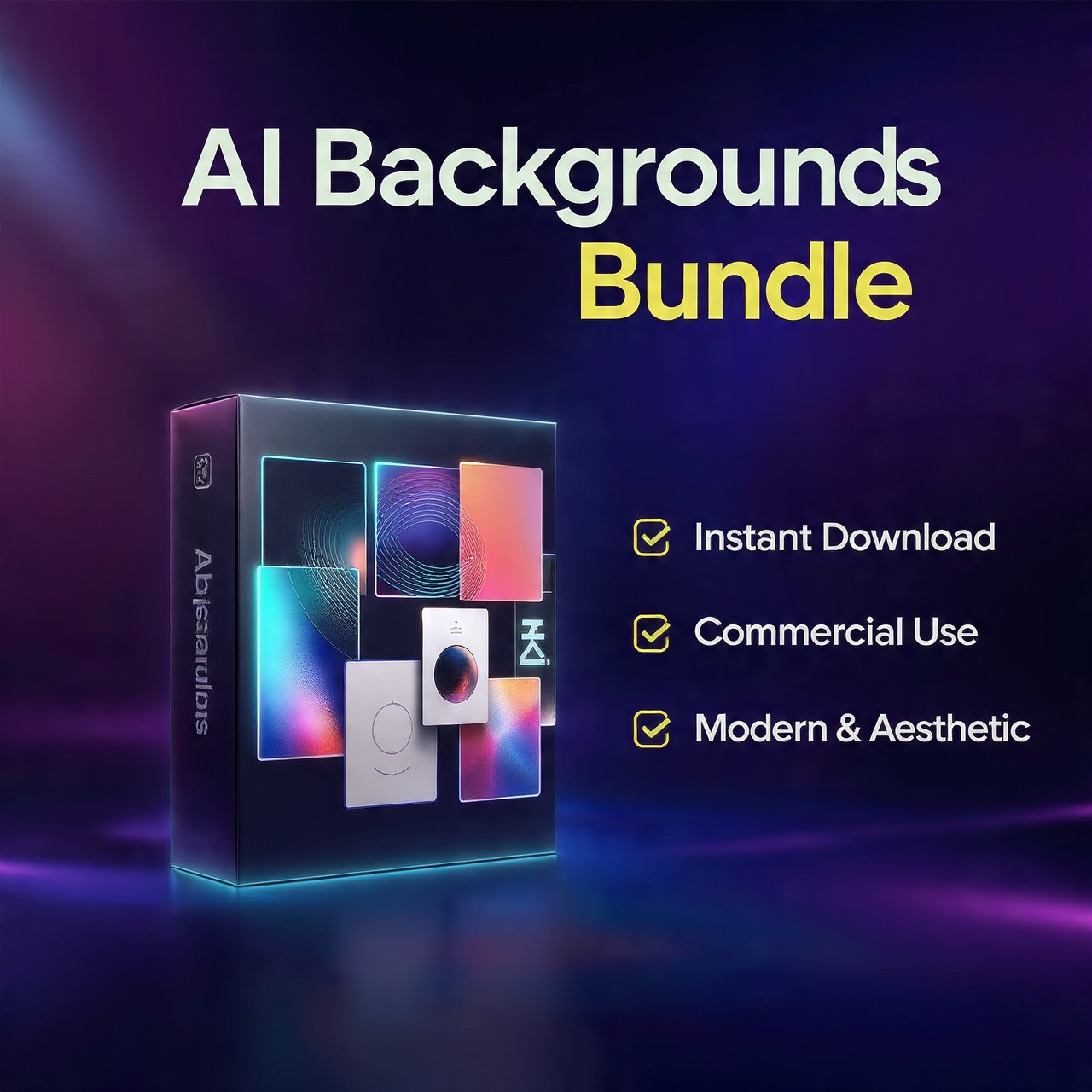 AI Backgrounds Bundle | High-Quality AI Generated Backgrounds Pack - Image 3