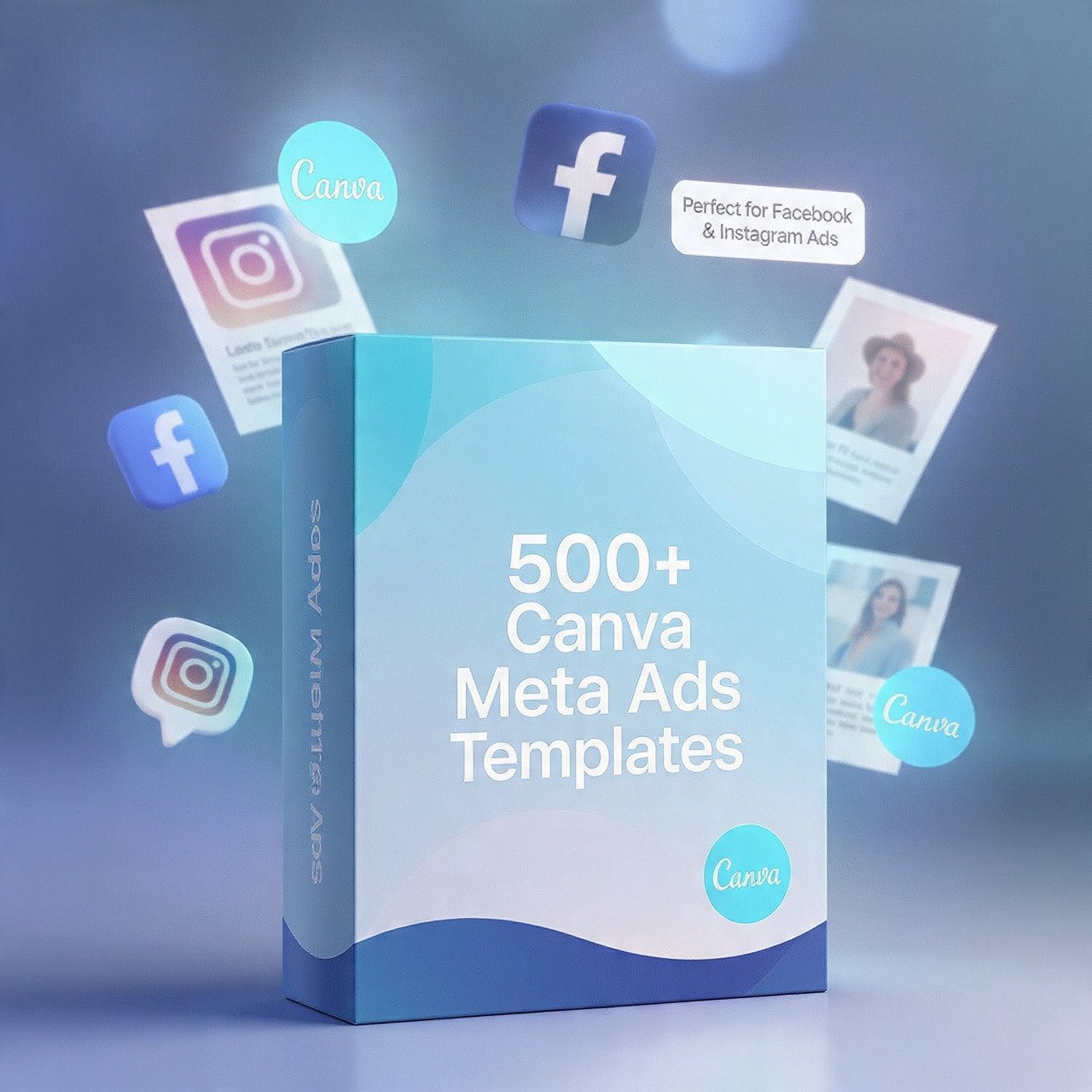 500+ Canva Meta Ads Templates | Facebook & Instagram High-Converting Ad Designs - Image 3