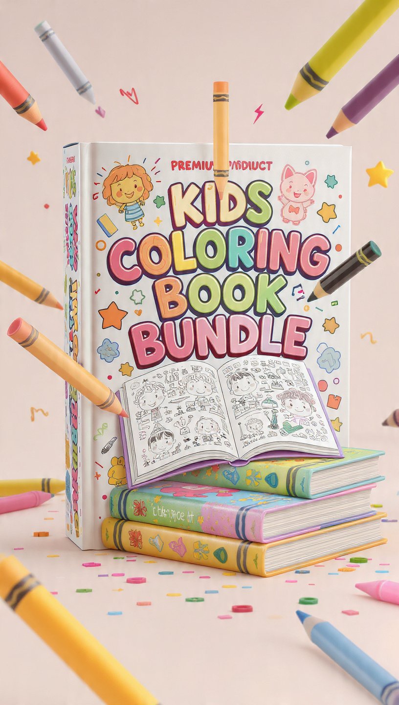 Ultimate Kids Coloring Pack | Premium Coloring Books & Activities - Image 3