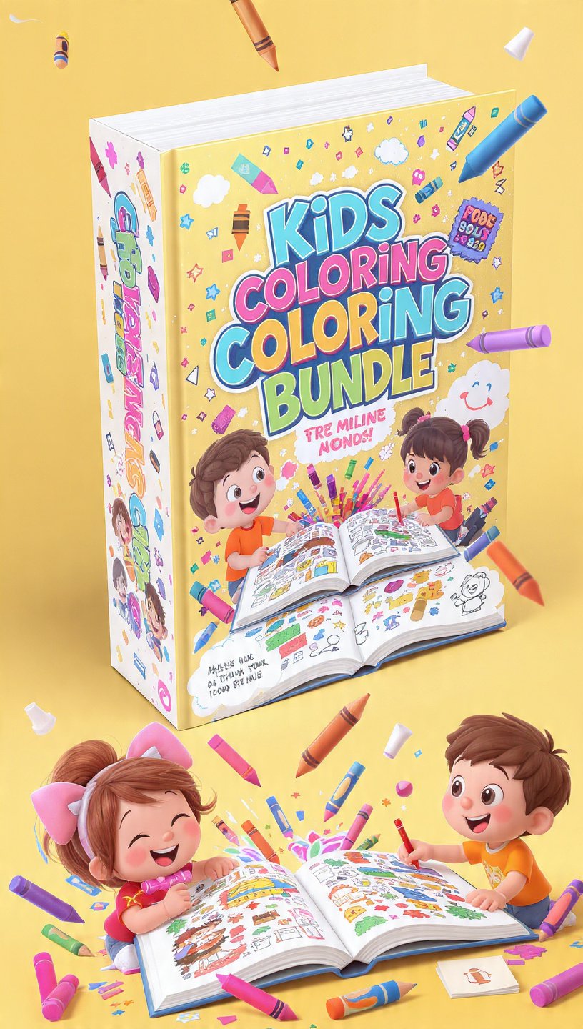 Ultimate Kids Coloring Pack | Premium Coloring Books & Activities - Image 4