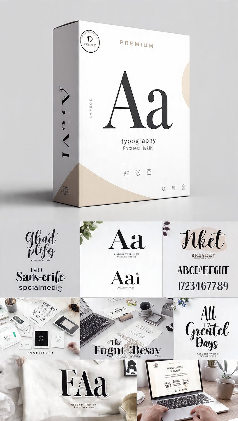 Fonts Bundle | Premium Typography Collection for Designers & Creators - Image 3