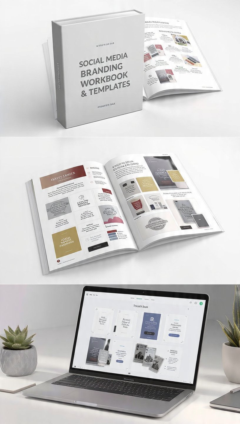 Social Media Branding Workbook & Templates | Premium Branding Kit - Image 2