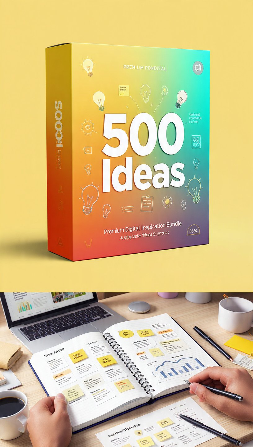 500 Ideas | Premium Inspiration Bundle for Creators & Businesses - Image 2