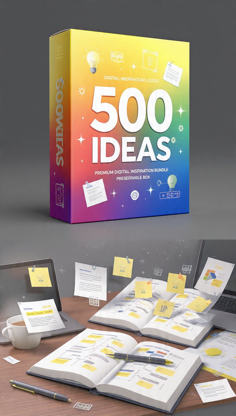 500 Ideas | Premium Inspiration Bundle for Creators & Businesses - Image 3